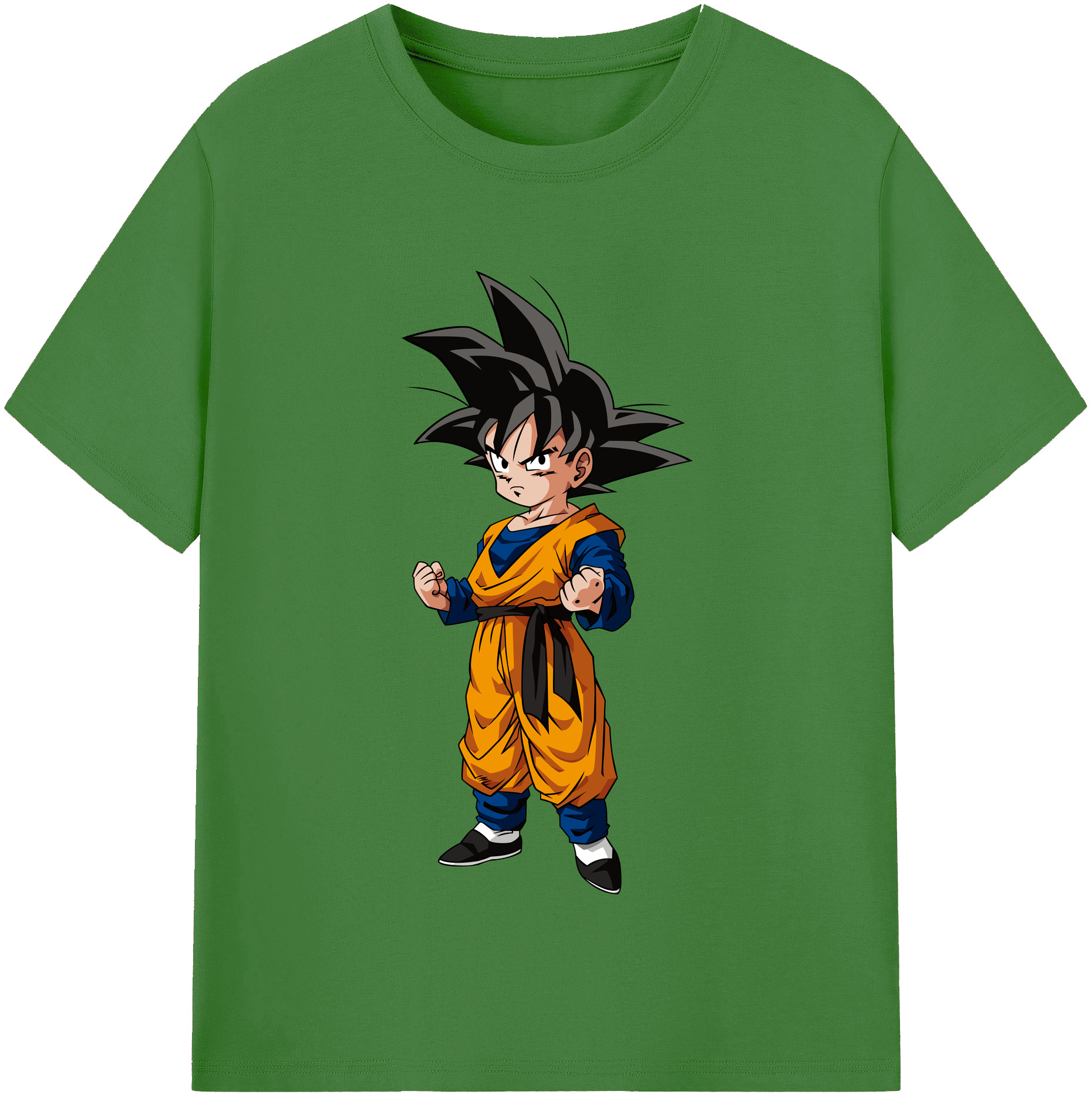 （画像用） ドラゴンボール 孫悟空（そん ごくう）Son Goku カカロット DRAGON BALL Kakarotto レディースカジュアルプリントTシャツ（綿100％）